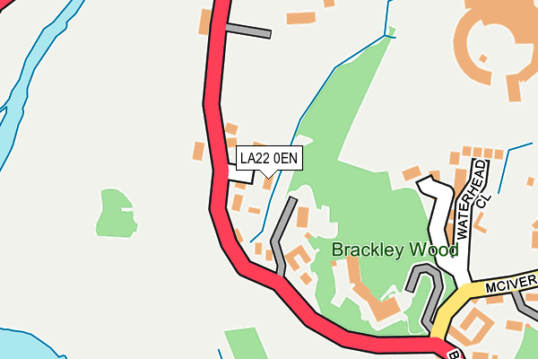 LA22 0EN map - OS OpenMap – Local (Ordnance Survey)