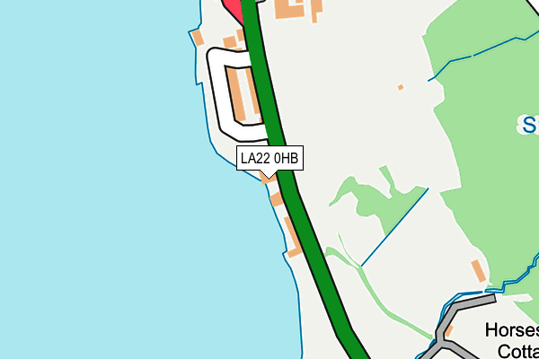 LA22 0HB map - OS OpenMap – Local (Ordnance Survey)