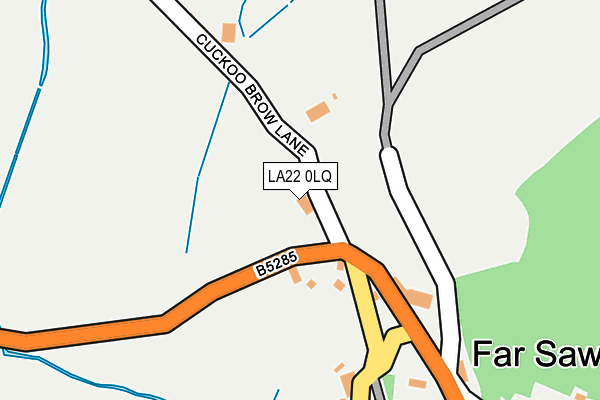 LA22 0LQ map - OS OpenMap – Local (Ordnance Survey)