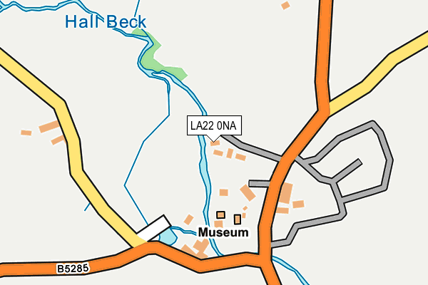 LA22 0NA map - OS OpenMap – Local (Ordnance Survey)