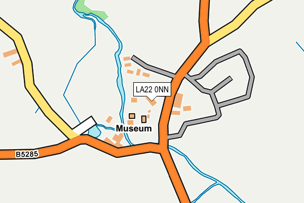 LA22 0NN map - OS OpenMap – Local (Ordnance Survey)
