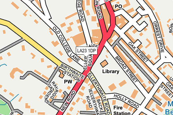 LA23 1DP map - OS OpenMap – Local (Ordnance Survey)
