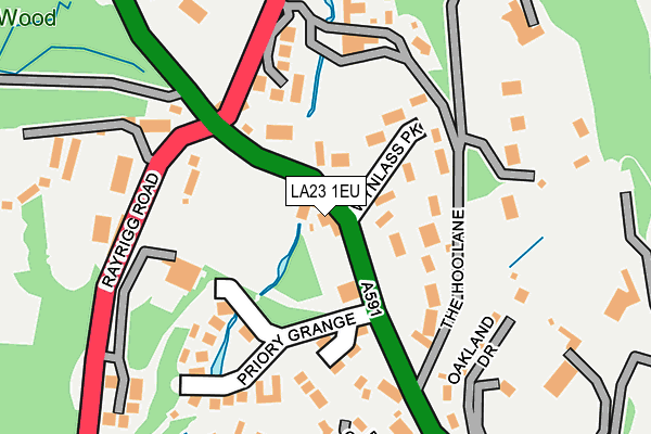 LA23 1EU map - OS OpenMap – Local (Ordnance Survey)