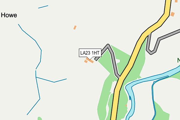 LA23 1HT map - OS OpenMap – Local (Ordnance Survey)