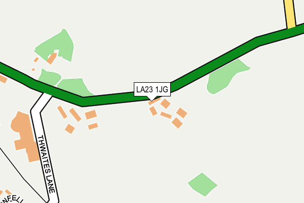 LA23 1JG map - OS OpenMap – Local (Ordnance Survey)