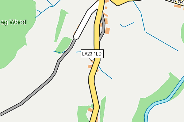 LA23 1LD map - OS OpenMap – Local (Ordnance Survey)