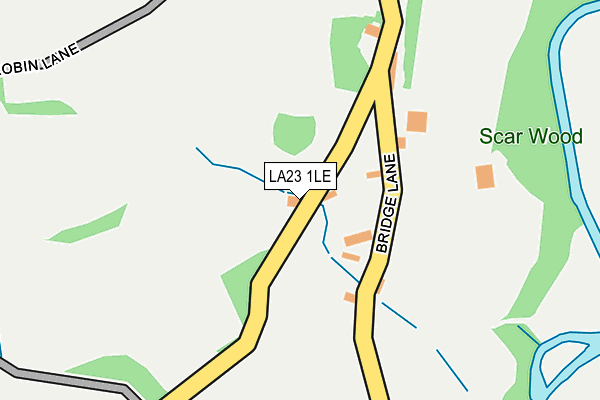 LA23 1LE map - OS OpenMap – Local (Ordnance Survey)