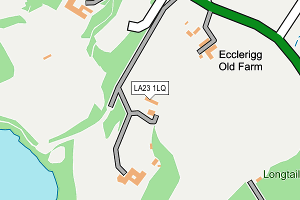 LA23 1LQ map - OS OpenMap – Local (Ordnance Survey)