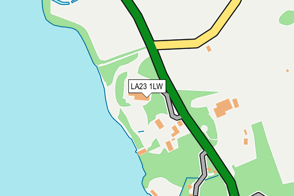 LA23 1LW map - OS OpenMap – Local (Ordnance Survey)