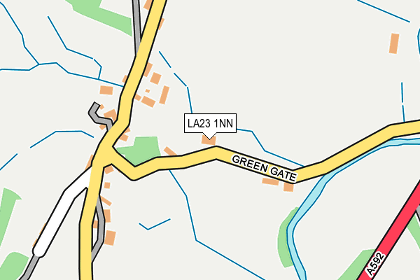 LA23 1NN map - OS OpenMap – Local (Ordnance Survey)