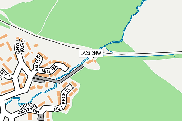 LA23 2NW map - OS OpenMap – Local (Ordnance Survey)