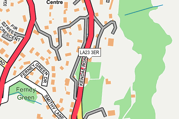 LA23 3ER map - OS OpenMap – Local (Ordnance Survey)