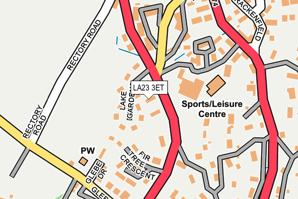 LA23 3ET map - OS OpenMap – Local (Ordnance Survey)