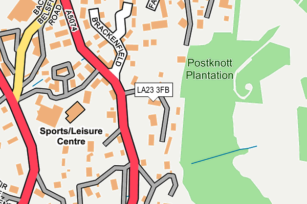 LA23 3FB map - OS OpenMap – Local (Ordnance Survey)