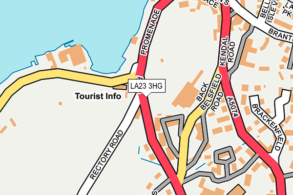 LA23 3HG map - OS OpenMap – Local (Ordnance Survey)