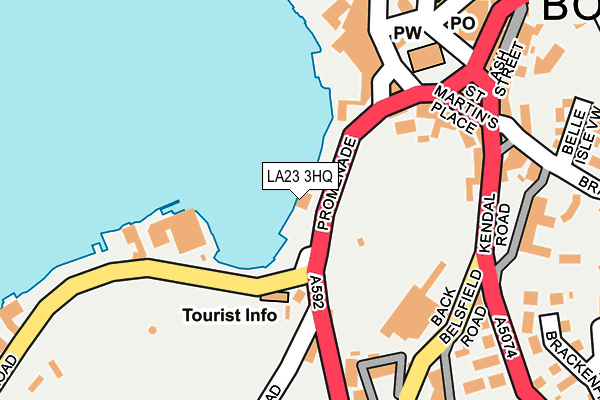 LA23 3HQ map - OS OpenMap – Local (Ordnance Survey)