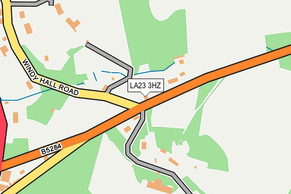 LA23 3HZ map - OS OpenMap – Local (Ordnance Survey)