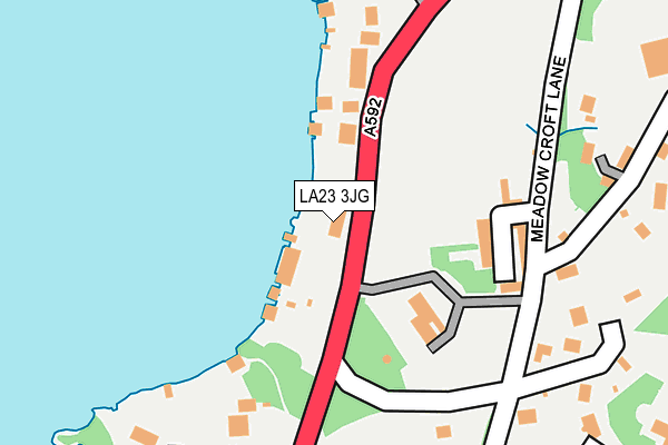 LA23 3JG map - OS OpenMap – Local (Ordnance Survey)
