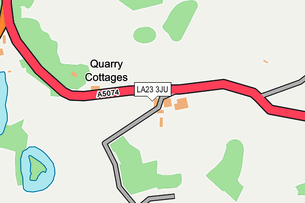 LA23 3JU map - OS OpenMap – Local (Ordnance Survey)