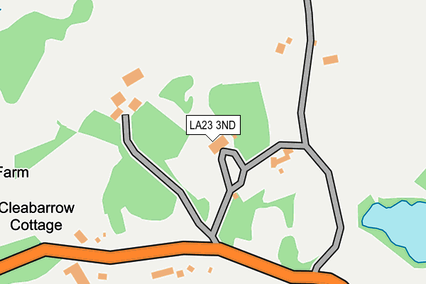 LA23 3ND map - OS OpenMap – Local (Ordnance Survey)