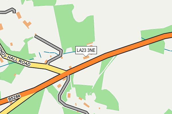 LA23 3NE map - OS OpenMap – Local (Ordnance Survey)