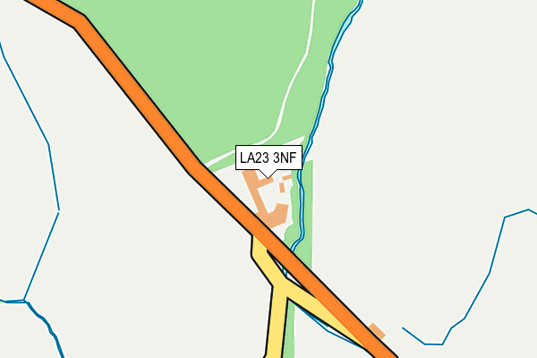 LA23 3NF map - OS OpenMap – Local (Ordnance Survey)