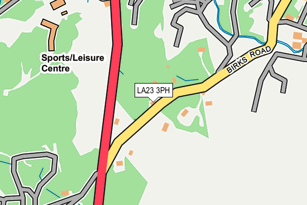 LA23 3PH map - OS OpenMap – Local (Ordnance Survey)