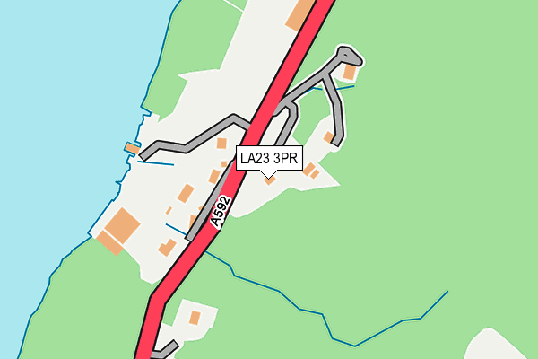 LA23 3PR map - OS OpenMap – Local (Ordnance Survey)