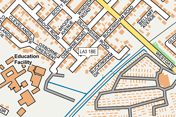 Map of KA METCALFE BUILDING LTD at local scale