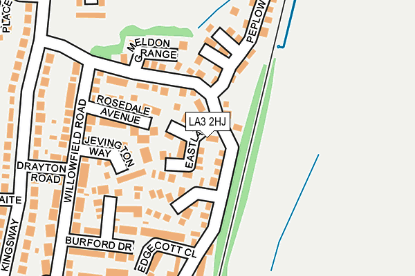 LA3 2HJ map - OS OpenMap – Local (Ordnance Survey)