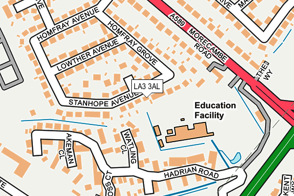 Map of HARTLEY ELECTRICAL SERVICES LIMITED at local scale