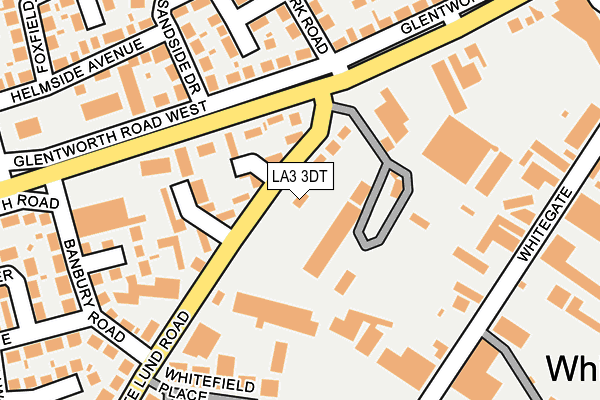 LA3 3DT map - OS OpenMap – Local (Ordnance Survey)