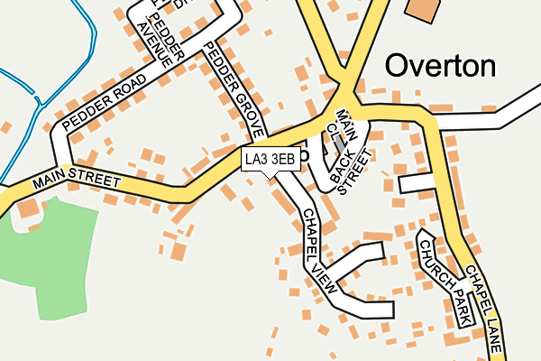 LA3 3EB map - OS OpenMap – Local (Ordnance Survey)