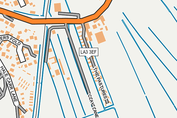 LA3 3EF map - OS OpenMap – Local (Ordnance Survey)