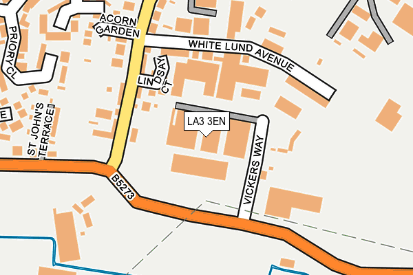 LA3 3EN map - OS OpenMap – Local (Ordnance Survey)