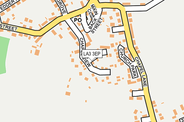 LA3 3EP map - OS OpenMap – Local (Ordnance Survey)
