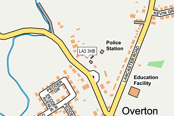 LA3 3HB map - OS OpenMap – Local (Ordnance Survey)