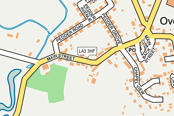 LA3 3HF map - OS OpenMap – Local (Ordnance Survey)