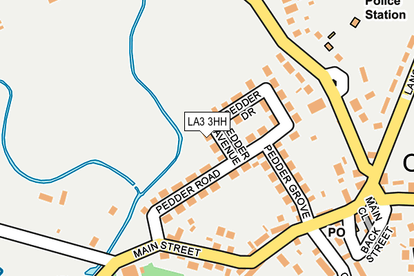 LA3 3HH map - OS OpenMap – Local (Ordnance Survey)