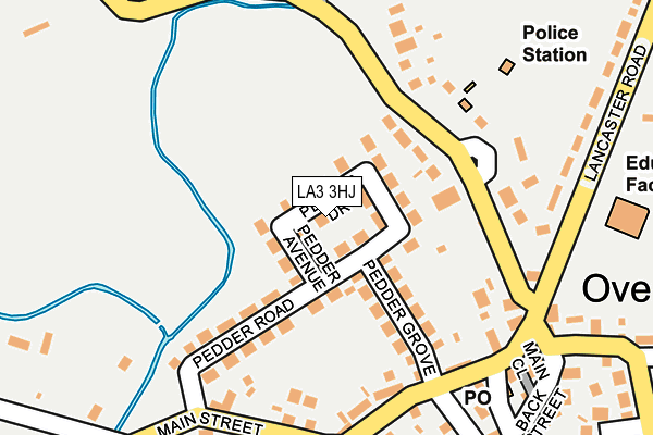LA3 3HJ map - OS OpenMap – Local (Ordnance Survey)