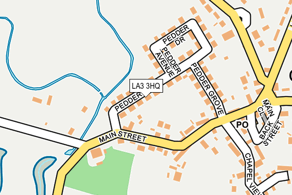 LA3 3HQ map - OS OpenMap – Local (Ordnance Survey)