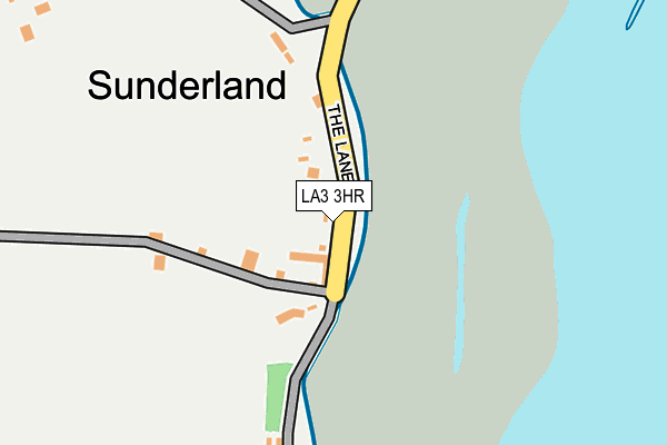 LA3 3HR map - OS OpenMap – Local (Ordnance Survey)