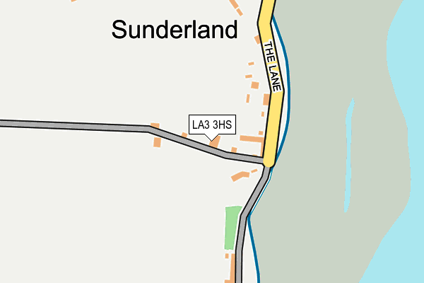 LA3 3HS map - OS OpenMap – Local (Ordnance Survey)