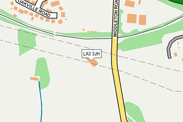 LA3 3JH map - OS OpenMap – Local (Ordnance Survey)