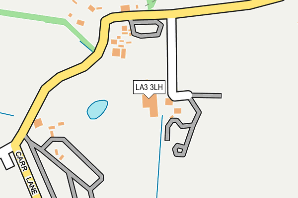 LA3 3LH map - OS OpenMap – Local (Ordnance Survey)