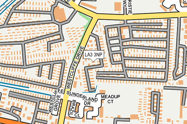 LA3 3NP map - OS OpenMap – Local (Ordnance Survey)