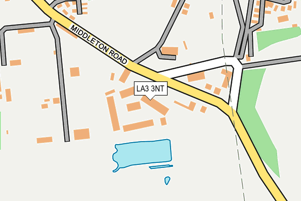 LA3 3NT map - OS OpenMap – Local (Ordnance Survey)