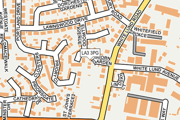 LA3 3PG map - OS OpenMap – Local (Ordnance Survey)