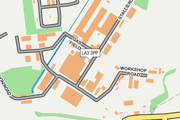 LA3 3PP map - OS OpenMap – Local (Ordnance Survey)