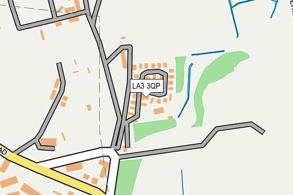 LA3 3QP map - OS OpenMap – Local (Ordnance Survey)